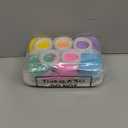 Gueevin Fancy Birthday Decorations Pastel 600 Sheets Paper Chain Garland 2 Pack Gold Star Curtains 492 ft Pastel Crepe Paper Streamers Party Decor for Rainbow Birthday Fancy Party Supplies