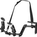 Magnetic VR Gun Stock for Quest 3, Rifle Grip VR Stock Controller Accessories Compatible with MetaQuest 3s, Lightweight & Quick Removable Quest3 Control Magnetic Gunstock Adapter (Black)