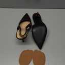 iiimmu Women's Stiletto Heels Closed Pointed Toe 4 in Heels for Women Patent Leather Pumps with Chain Wedding Party Dress Prom Heels Slingback Pumps 7