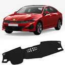 FIILINES Dash Cover Fit for Kia K5 2021-2025 (Without HUD), Dashboard Cover K5 Accessories Dash Mat Sunshade Nonslip Protector No Glare Black