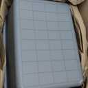 Reallnaive 6 Pcs Washable Chicken Nesting Box, Floor Durable Chicken Coop Accessories Easy Clean Plastic Square for Hens Ducks and Poultry for Egg Collection Backyard