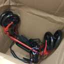 Drive Medical Rollator Walker with Seat - Stable Mobility Support - Height Adjustable - Durable Steel Frame Construction - Smooth 7.5" Wheels - Foldable Frame - 350 Lb Limit - Red