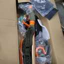 13-Inch Cordless String Trimmer & Edger, （2 x 21V 4.0Ah Electric Brush Cutter Battery Powered）, with 2 x Saw Blades, 2 x Metal Blades, 20x Grass Cutting line -WEG21C