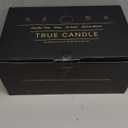 True Candle Tins for Making Candles - 12 Pack of 16 oz Black Candle Containers Bulk - Empty tins with lids for Candles - Premium Metal Jars, Vessels | Painted Outside Inside | Matte Black (Wide)