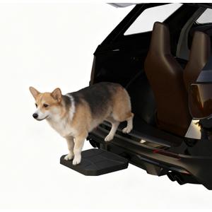 Effortless in & Out for Dogs (Car, Van, SUV) | Portable Lightweight Design | Easy Slide-in to 2-Inch Trailer Hitch Receiver | Must-Have Pet Gear