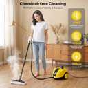 Steam Cleaner, 2000W Multipurpose Steam Cleaners - 2L Water Tank | 5 BAR High Pressure | Quick Heating, for Home, Car Detailing, Tile, Grout, Wallpaper, Upholstery, Window, Deep Cleaning