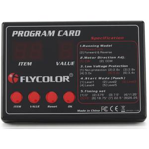 FlyMonster Programing Card for Remote Control RC Boats Ship ESC Electronic Speed Controller(70A/90A/120A/150A)