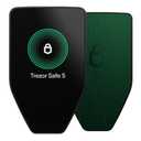 Trezor Safe 5 - Crypto Hardware Wallet with Secure Element & Passphrase, Color Touchscreen and Haptic Feedback, Protect your Bitcoin and Digital Assets (Green Beryl)