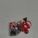 70.87 Inches Christmas Bells Garland with Red Velvet Bow Vintage Jingle Bell Hanging Decorations on String Rustic Rust Ornaments for Xmas Tree Mantle Fireplace Home Eave Wall Door Decor