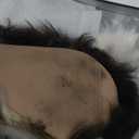 FancyQueen Faux Fur Boots for Women Knee High Furry Heel Boots Fashion Pointed Toe Snow Winter Boot Warm Women Boot (8, White)