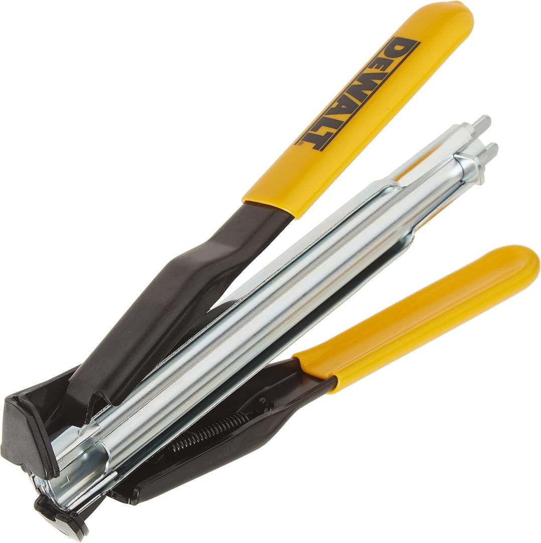 DEWALT Hog Ring Pliers Kit, Includes Pliers and 1000 Ring Pack (P7DW) (One Size)