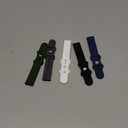 5 Pack 18mm Silicone Watch Band Compatible with Garmin Vivoactive 4S/Vivomove 3S/Venu 3S 41mm/Venu 4 41mm/Venu 2S/Forerunner 255S/265S, Quick Release Soft Sport Straps for Women Men