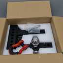 Ayleid Trailer Hitch Tri-Ball Mount with Hook&Pin&Rotatable Tow Shackle,Fits 2-in Receiver with 1-7/8-in,2-in,2-5/16-in Hitch Ball, Adjustable with Shackle