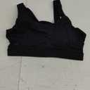 RUNNING GIRL High Impact Sports Bras for Women,Racerback Running Bra Workout Crop Tank Tops Longline Sports Bra Push up (Small, D-black)