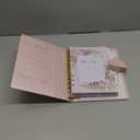 PERSONALIZED Wedding Planner Book and Organizer for The Bride - Faux Leather 'Future Mrs' Wedding Binder I Wedding Planning Book 2026-2027 Checklist Journal I Tissue Wrapped I Perfect Engagement Gift Pink