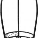 Plant Stand Indoor Outdoor 27.1'', 2 Tier Tall Metal Plant Stands, Heavy Duty Rustproof Corner Flower Potted Rack for Planter Holder Home Patio Balcony Garden -Black