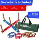 Elite Sportz Ring Toss Games for Kids - Outdoor Yard Game for Adults & Family - Backyard Toys, Outdoor Game, Backyard Games, Lawn Games for Kids Ages 4-8