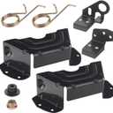 753-09904A 983-05182A Deck Brake Assembly Kit & 783-06424A-0637 Black Deck Belt Cover Compatible with MTD, Troy-Bilt, Craftsman Lawn Mower for 42" Deck 42 Stamped Deck