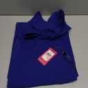 Vince Camuto Womens Sleeveless Halter Tie Neck Shift Mini Dress (Size 10, Cobalt)