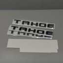 3pack OEM 2021 Tahoe Emblem 3D Letters Badge Compatible with fits 2019-2025 Tahoe 84910058 Glossy Black
