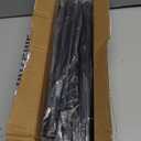 Tension Curtain Rod, 42 To 115 Inch Adjustable Heavy Duty Black Shower Curtain Rod For Bathroom Closet Windows