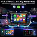 4+64G Car Radio Upgrade for Chrysler 300 300C 2015-2023, 9 Inch ISP Touch Screen Car Stereo, Wireless CarPlay Android Auto Bluetooth 5G WiFi, GPS Navigation Head Unit Multimedia Player, Backup Camera