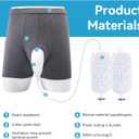 Wearable Urine Collector for Men, Portable Male Urine Bag with 2 Reusable 500ml Bags, 1.2M Tube & Adjustable Cotton Fixing Pants for Bedridden Patients, Incontinence Care, Post-Surgery, Elderly, L