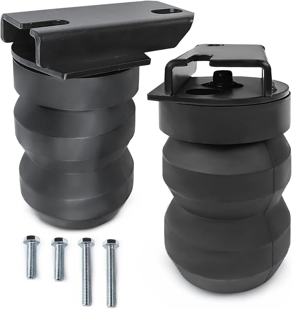 Rubber Cushion Suspension Kit Compatible with 2014-2023 Dodge Ram 2500 2WD 4WD Pickup Trucks Rubber Bushing Suspension Kit OEM DR2500D 8,600lbs
