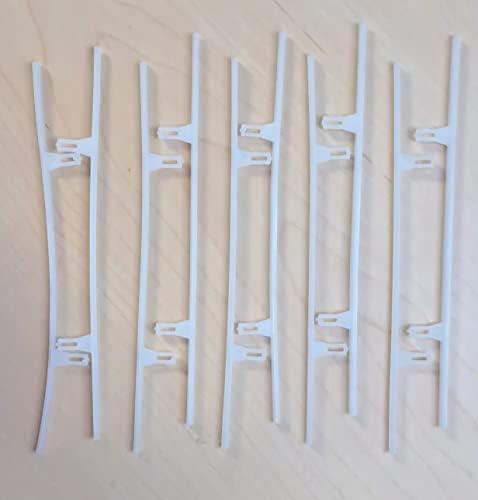 Qty 10. Shutter Repair Slider Connector for Polysatin Shutter (2 Connect 3.25" Center spacing)