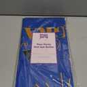 HOUSE OF PARTY Graduation Tablecloth 3PCS | 54"x108" Blue Congrats Grad Tablecloths | Grad Tablecloth Class of 2025 | Party Table Cover Fireworks Design for Table Decorations