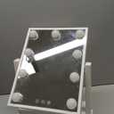 Makeup Mirror with Lights with Drawer Storage Type-C and USB Charging PortVanity Mirror with Charging Station Hollywood Mirror 9 LED Bulbs 3 Colors Dimmable Gifts No installation required