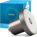 IceJoy Shower Head with Filters - Scientifically Evaluated, High-Efficiency Filtered Shower Head for Enhanced Hair & Skin Health, Minimize Hair Loss, Preserve Color-Treated Hair (Brushed Steel)