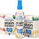 Miss Mouth's Messy Eater Stain Treater Spray - 4oz & 10 Wipes Stain Remover - Newborn & Baby Essentials - No Dry Cleaning Food, Grease, Coffee Off Laundry, Underwear, Fabric
