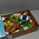 iPlay, iLearn 62PCS Kids Construction Track Toy Train Set, Electric Motorized Magnetic Truck Toy W/Tractor Crane, Forest Railway Engineering Building Playset, Birthday Gift 3 4 5 6 7 Boy Girl Toddler