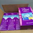 Poise Ultra Thin Incontinence Pads & Postpartum Pads for Bladder Leaks, 4 Drop Light Absorbency, Regular Length, 192 Count