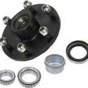GXYWADY 6 on 5.5 inch Trailer Hub Kit Replacement for 3500 lbs 84 Spindle
With Trailer Bearing Kit L68149 Inner Bearing L44649 Outer Bearing