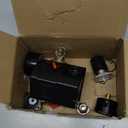 Air Compressor Pressure Switch Control Valve, cnaodun 90-120 PSI Air Compressor Switch Equips Four-Port Pressure Regulator Gauge 1/4 NPT Thread