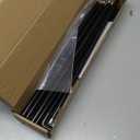 Over The Table Rod Stand with Clamps, 31-95”Length, Metal Table Arch Stand Decorated Arch for Party, Birthday, Wedding, Halloween, Christmas, Black