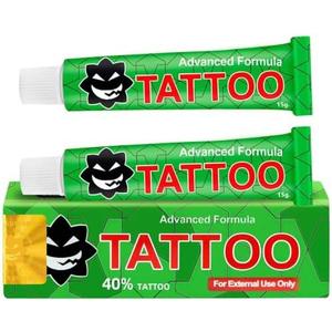 SKLO Tatto Cream, Intense Moisturizing with Shea Butter & Coconut Oil, Nourishing & Long Lasting Tatto Aftercare Cream, Fragrance-Free, Non-Greasy