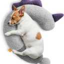 HiPetpy Dog Calming Pillow - Soft Neck Pillow for Dogs, Washable Sleep Pillow for Better Sleep, Reduces Anxiety, Gift for Small/Medium/Large Dogs and Cats (Purlple)