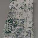 Vintage Rugs for Entryway, 2x4 Washable Low Pile Rug, Small Front Door Non-Slip Area Rug for Kitchen, Throw Rugs with Rubber Backing, Soft Boho Indoor Entrance Bedroom Entry Carpet mat (Cream/Green)