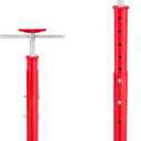 2 Pack Adjustable House Floor Jacks, 19"-38" Height Range Jack Post for Leveling, 2-3 Ton Lod Capacity Heavy-Duty Basement Support Screw Jack for House Foundation, Stairs, Porches, Roof Beams, Red