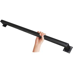 Stair Handrail 1ft - 20ft Hand Rails for Stairs Outdoor IndoorWall-Mounted Support Safety Handrail Galvanized Black Industrial Style (Size : 2ft/600mm)