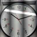 Kiera Grace Silent Round Wall-Clocks,  Black