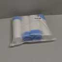 4 Gallon Trash Bags Drawstring 1.1 Mil - 120 Count White Small Garbage Bags Unscented for Bathroom, 15 Liter Thick Plastic Wastebasket Liners for Toilet Home Office and Bedroom