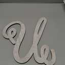 Bright Creations 13-Inch Unfinished Wooden Monogram Letter U, Rustic-Style Home Decor, Paintable Wood Alphabet Letters for Custom Signs, Party Decorations, Crafting and Art Supplies