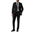 Alton Lane Mercantile Jacket Tailored Fit - Premium Quality Suit Jacket for Men, Stylish and Elegant Men’s Suit Jackets, Black, 40L