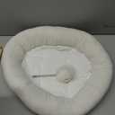 HITTITE Solid Wood Cat Tree Tower, Cat Scratching Post with Bed, 27" Small Cat Tree, Compact Cat Tower with Scratching Pad and Removable Cat Bed, Modern Cat Tower for Indoor Cats Large Adult (White)