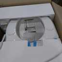 Bio Bidet BB2000 Electric Bidet Toilet Seat, Warm Water with Air Dryer, Heated Seat with Sensor and Slow Close Lid, Night Light, Remote Control, Round, White