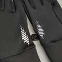 rivmount Winter Gloves Women Men, Cold Weather Touch Screen Liner Glove, Windproof 3-Layers, for Running, Cycling, Biking, Hiking, Driving (Small, Black)